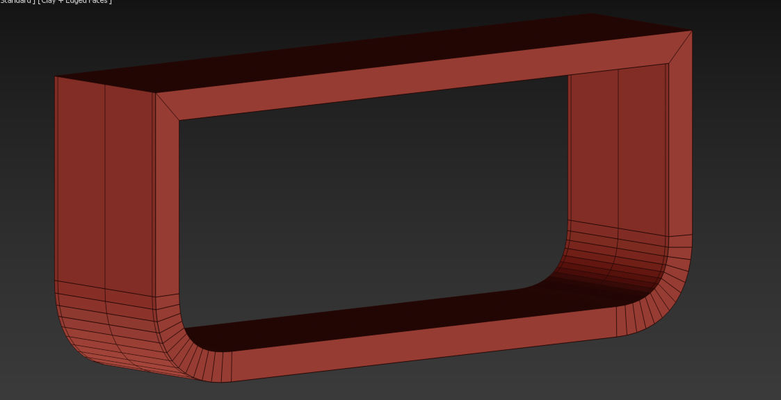 Modern conference desk 3D model_6