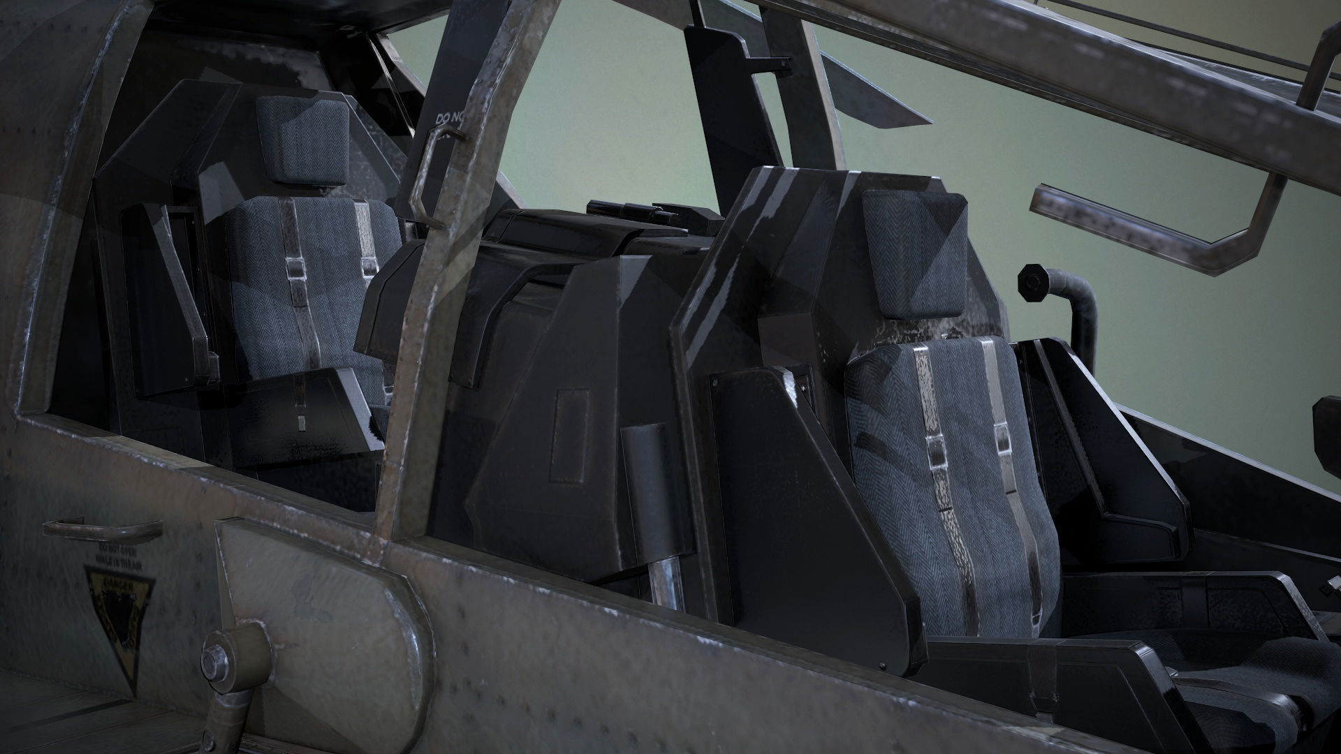 AH-64D Apache Longbow Helicopter Low-poly 3D model_12