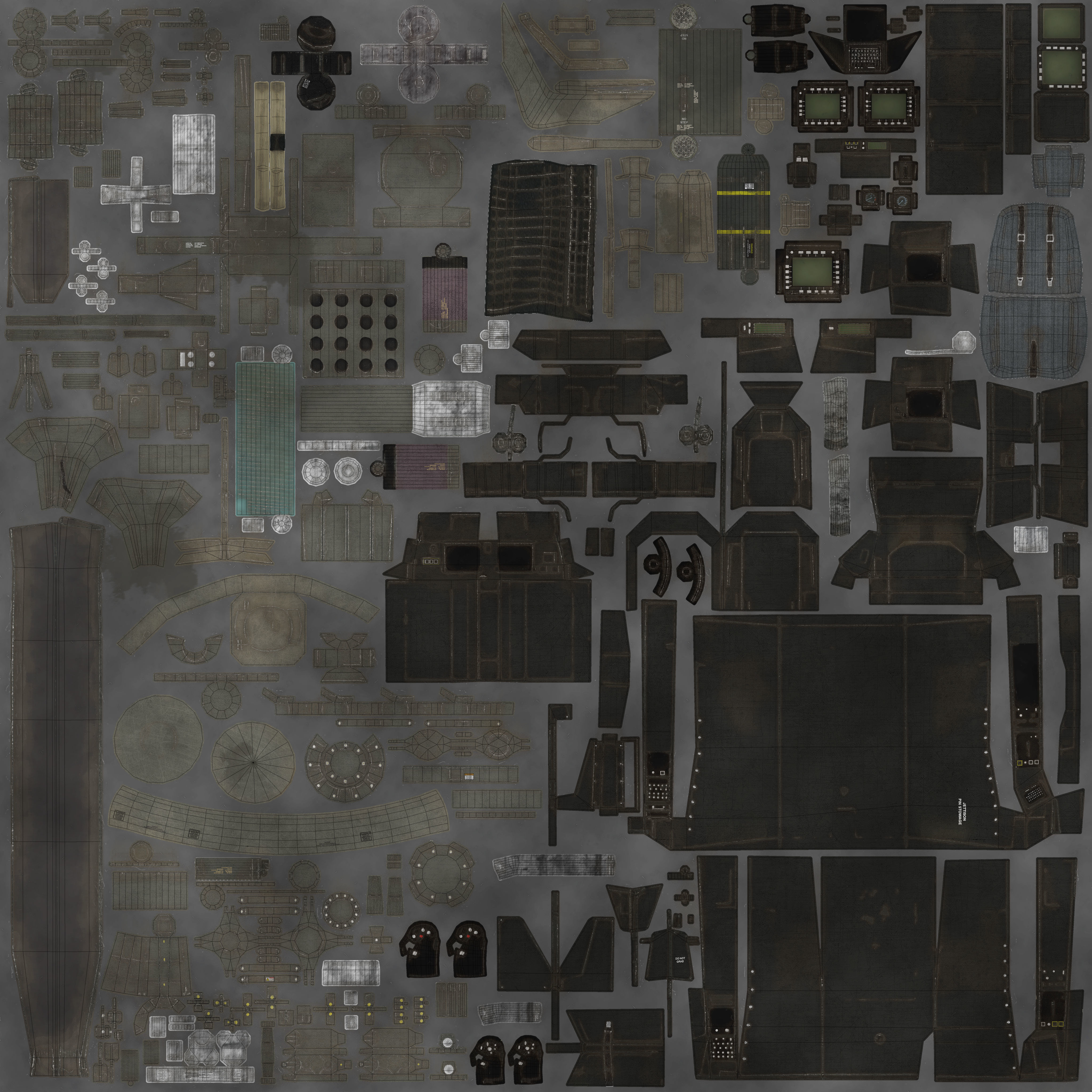 AH-64D Apache Longbow Helicopter Low-poly 3D model_21
