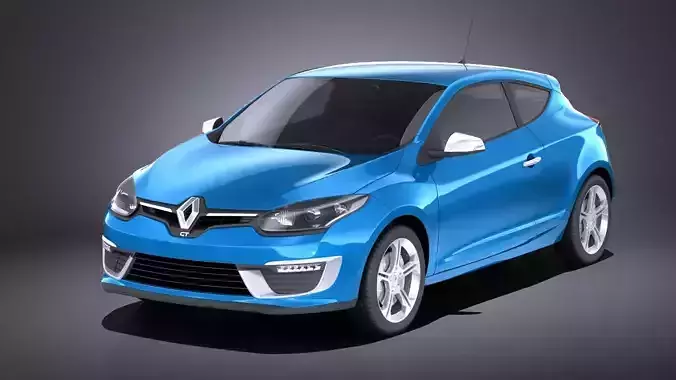 Renault Megane 3door GT 2016 VRAY