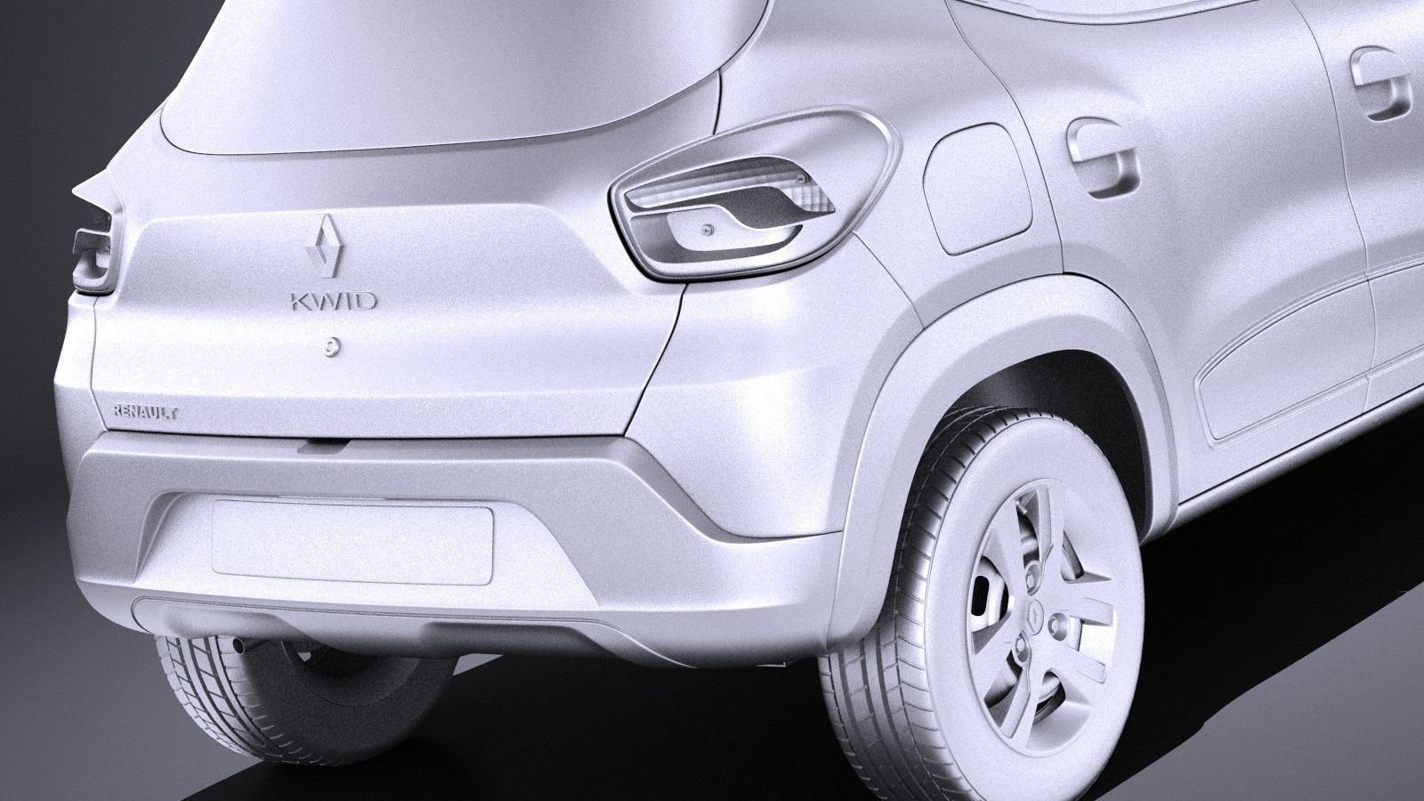 Renault Kwid 2018 VRAY 3D model_10