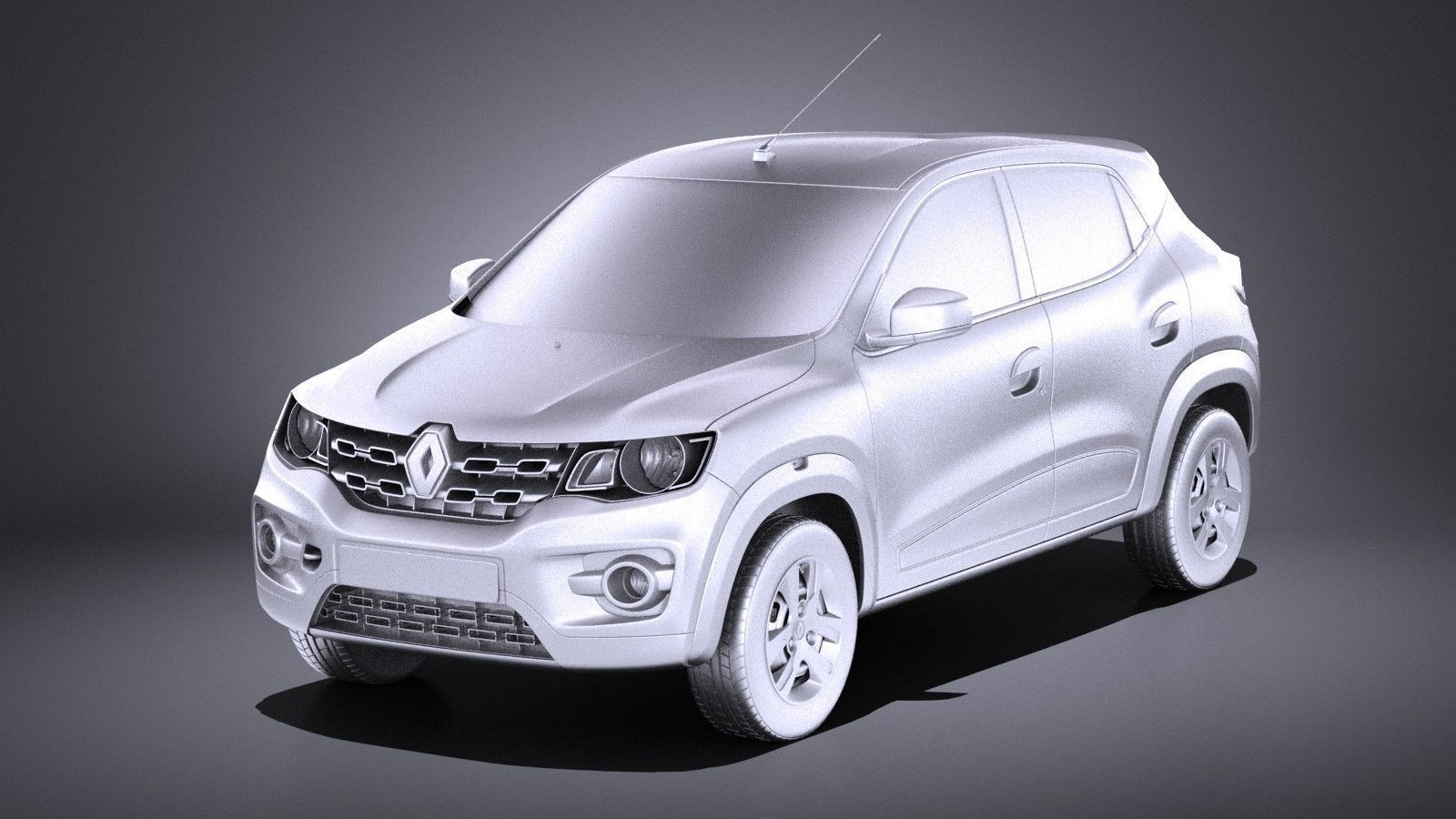 Renault Kwid 2018 VRAY 3D model_8