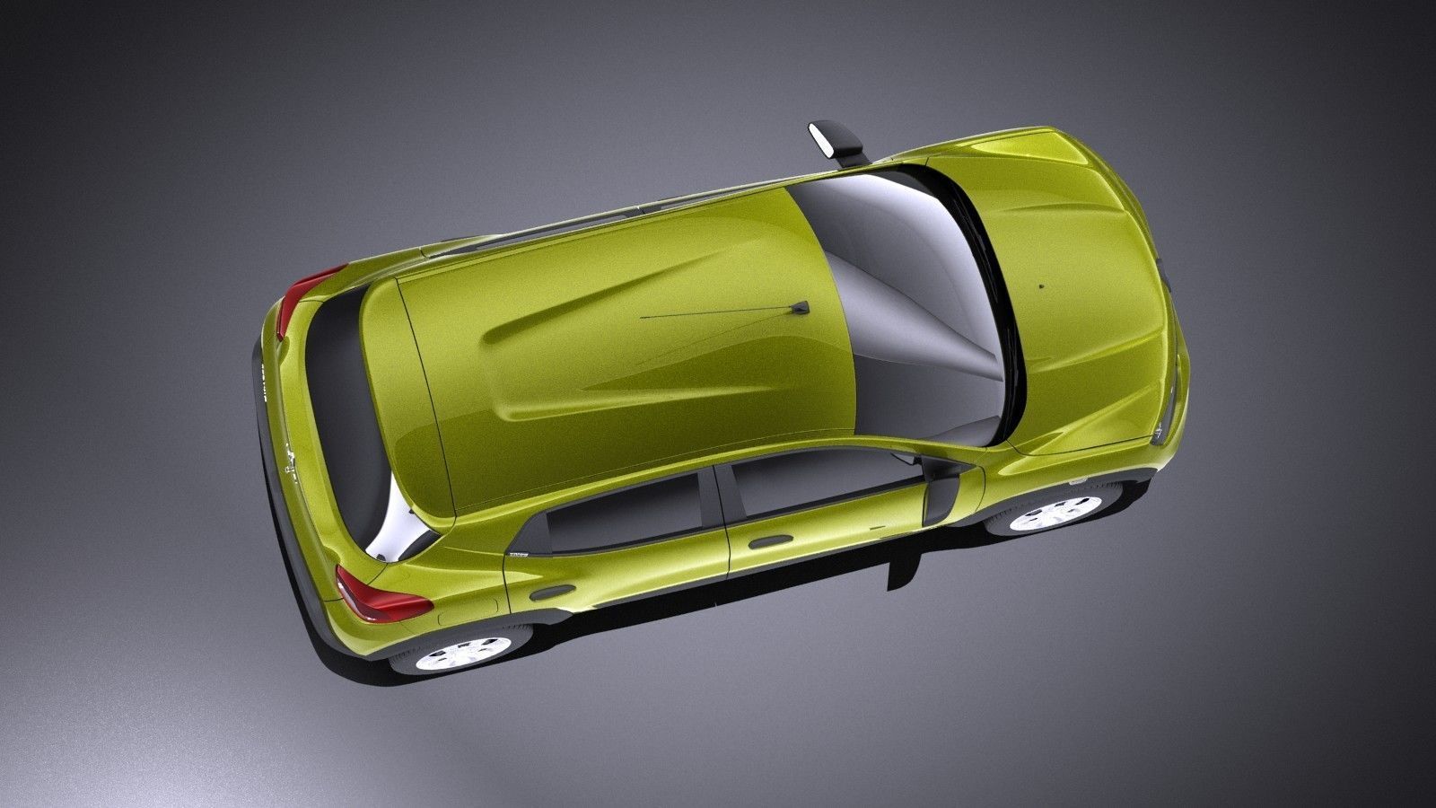 Renault Kwid 2018 VRAY 3D model_7