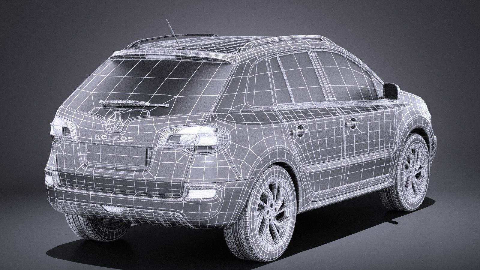 Renault Koleos 2016 VRAY 3D model_15