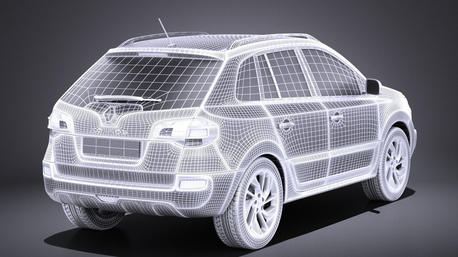 Renault Koleos 2016 VRAY 3D model_13