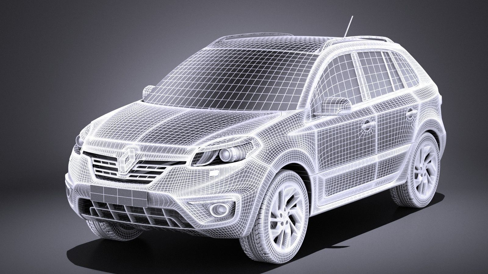 Renault Koleos 2016 VRAY 3D model_12