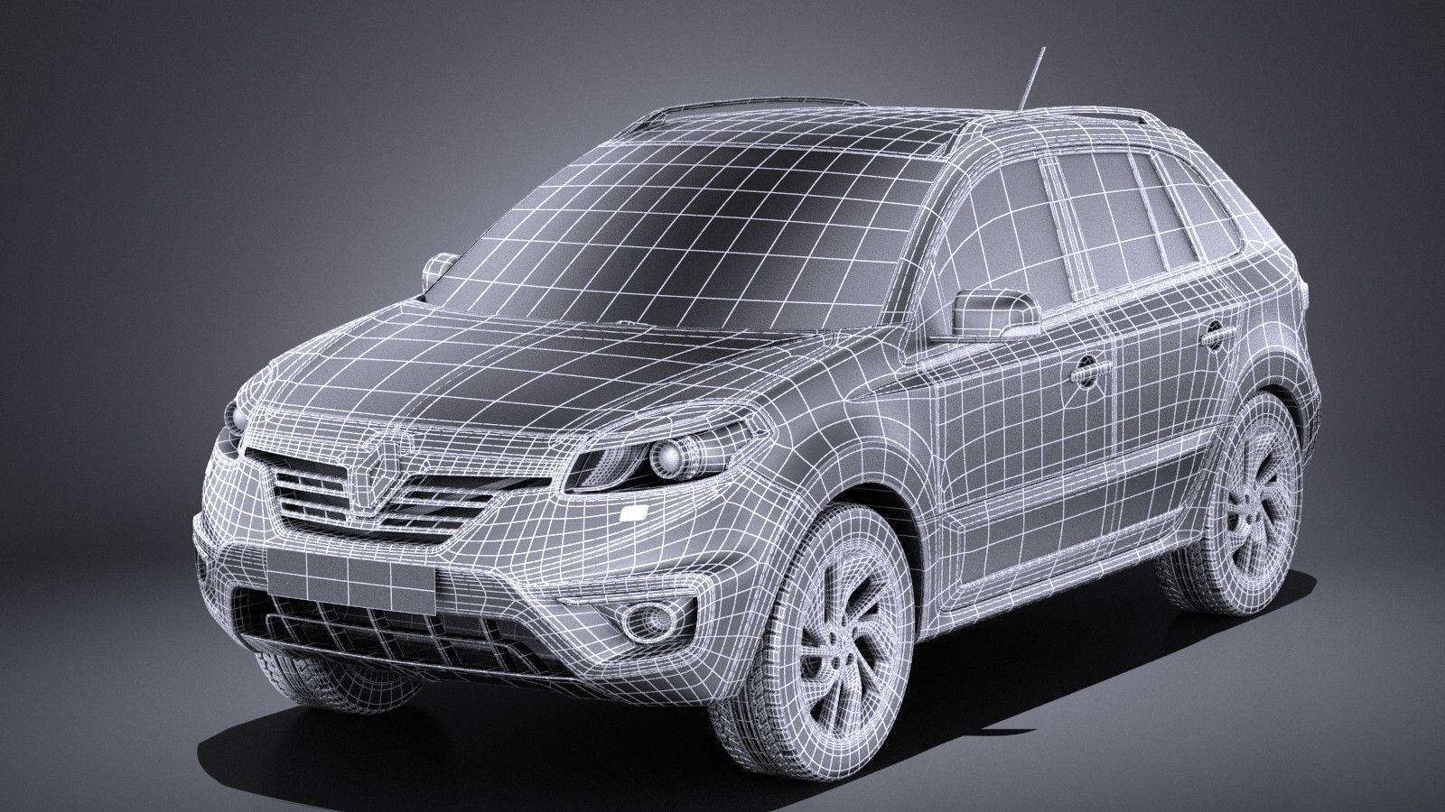 Renault Koleos 2016 VRAY 3D model_14
