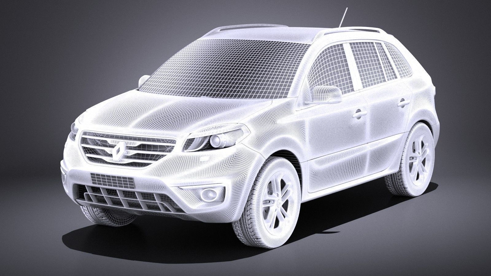 Renault Koleos 2013 VRAY 3D model_12