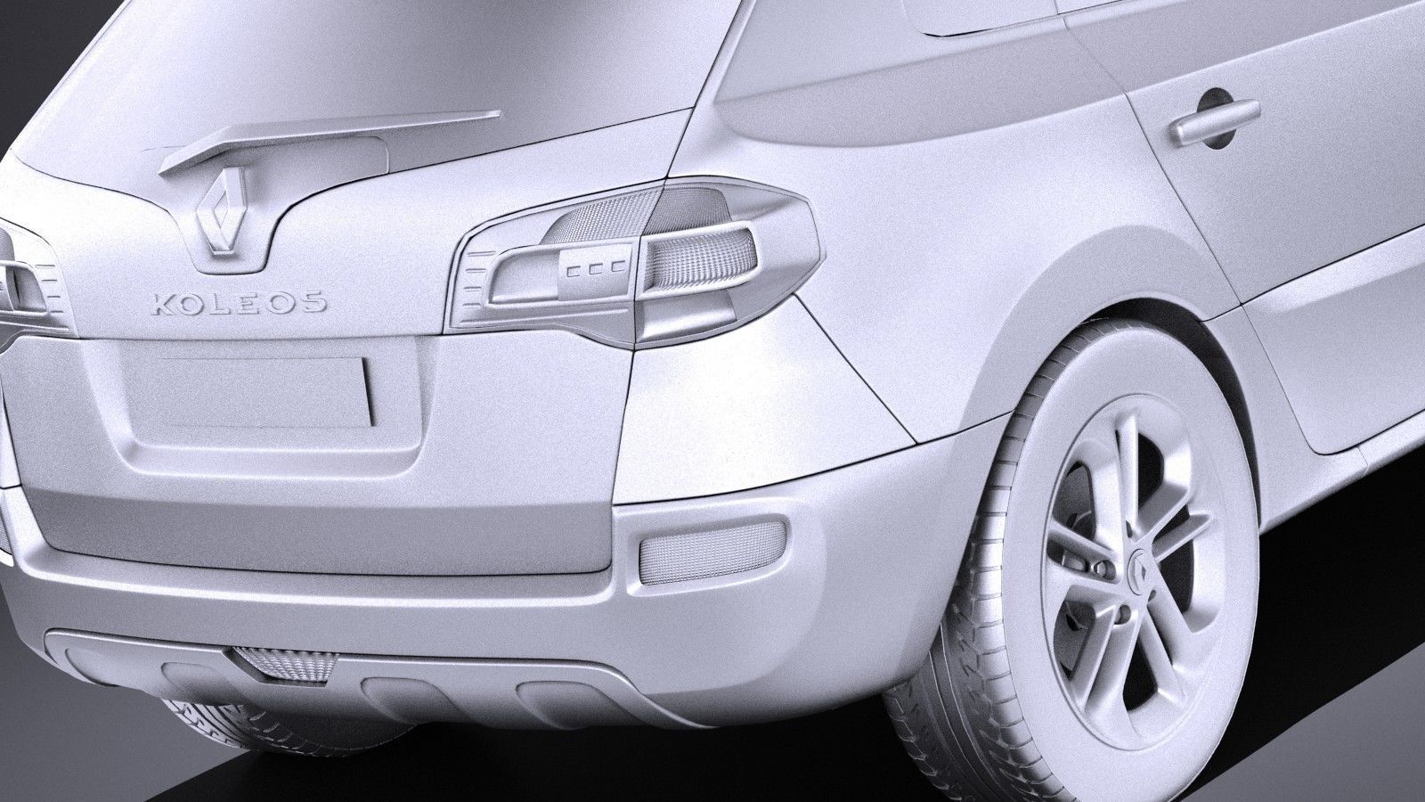 Renault Koleos 2013 VRAY 3D model_10