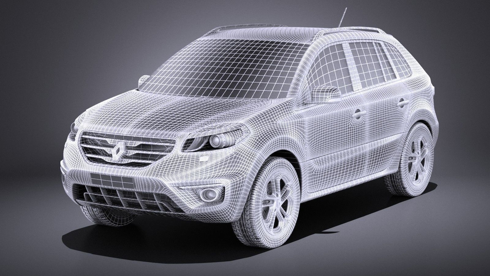 Renault Koleos 2013 VRAY 3D model_14