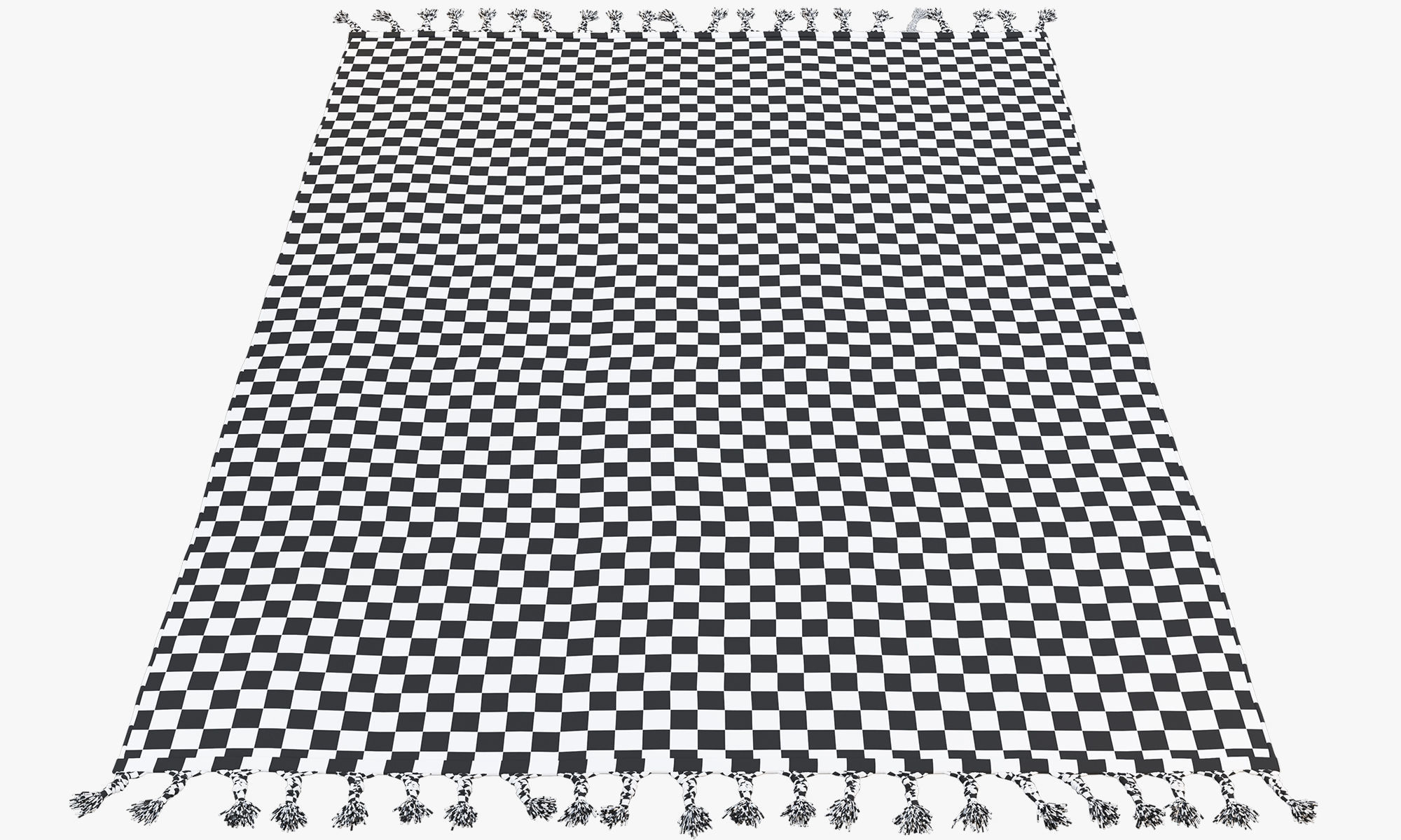Scandinavian carpets with long pile 3D model_27