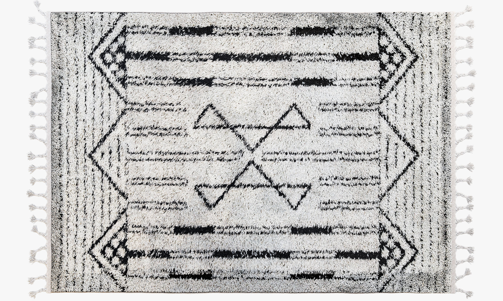 Scandinavian carpets with long pile 3D model_15