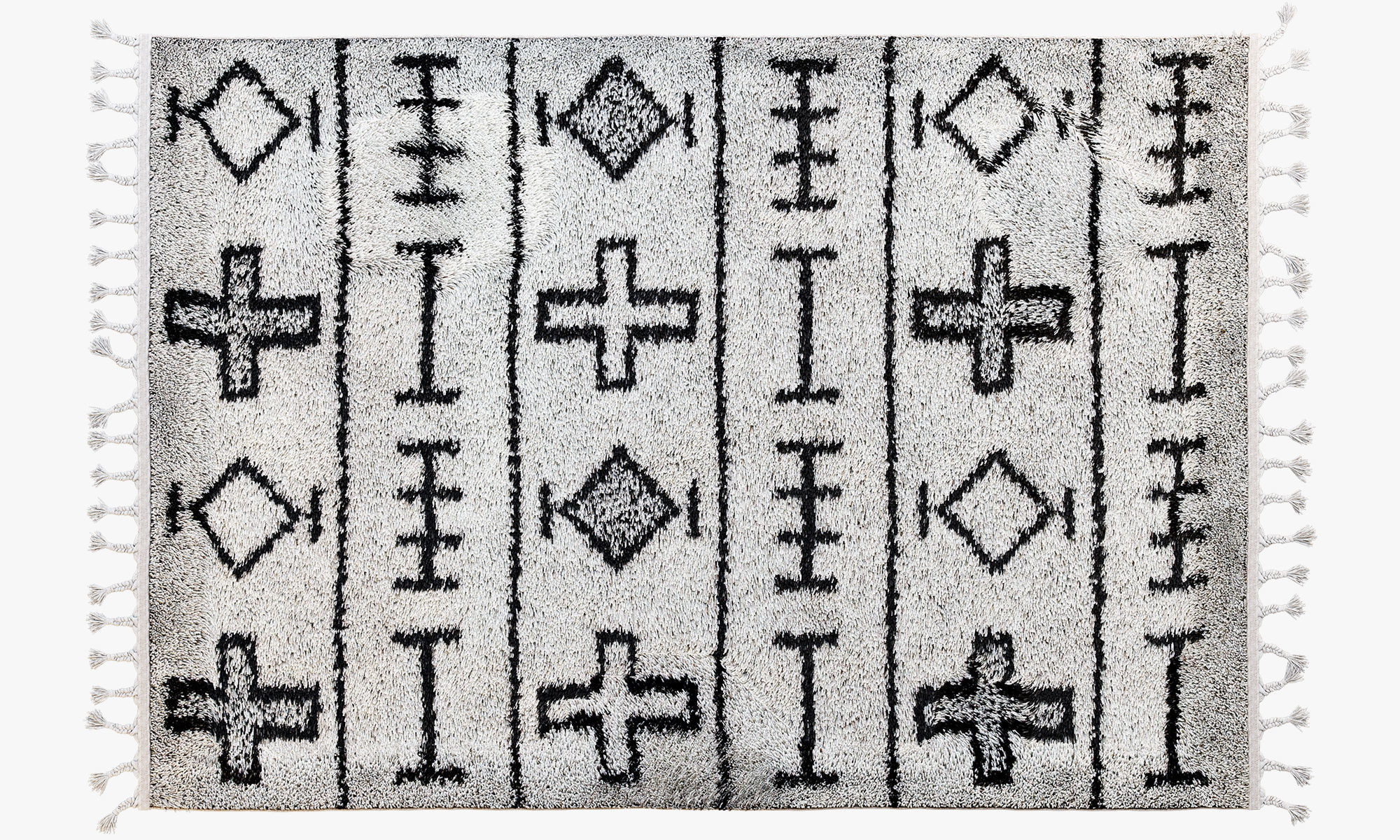 Scandinavian carpets with long pile 3D model_20