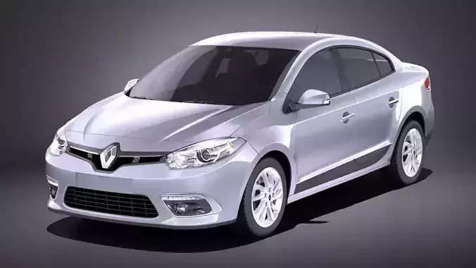 Renault Fluence 2016 VRAY