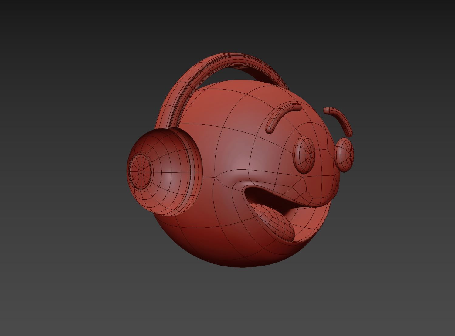 Emoji Character Low-poly 3D model_3