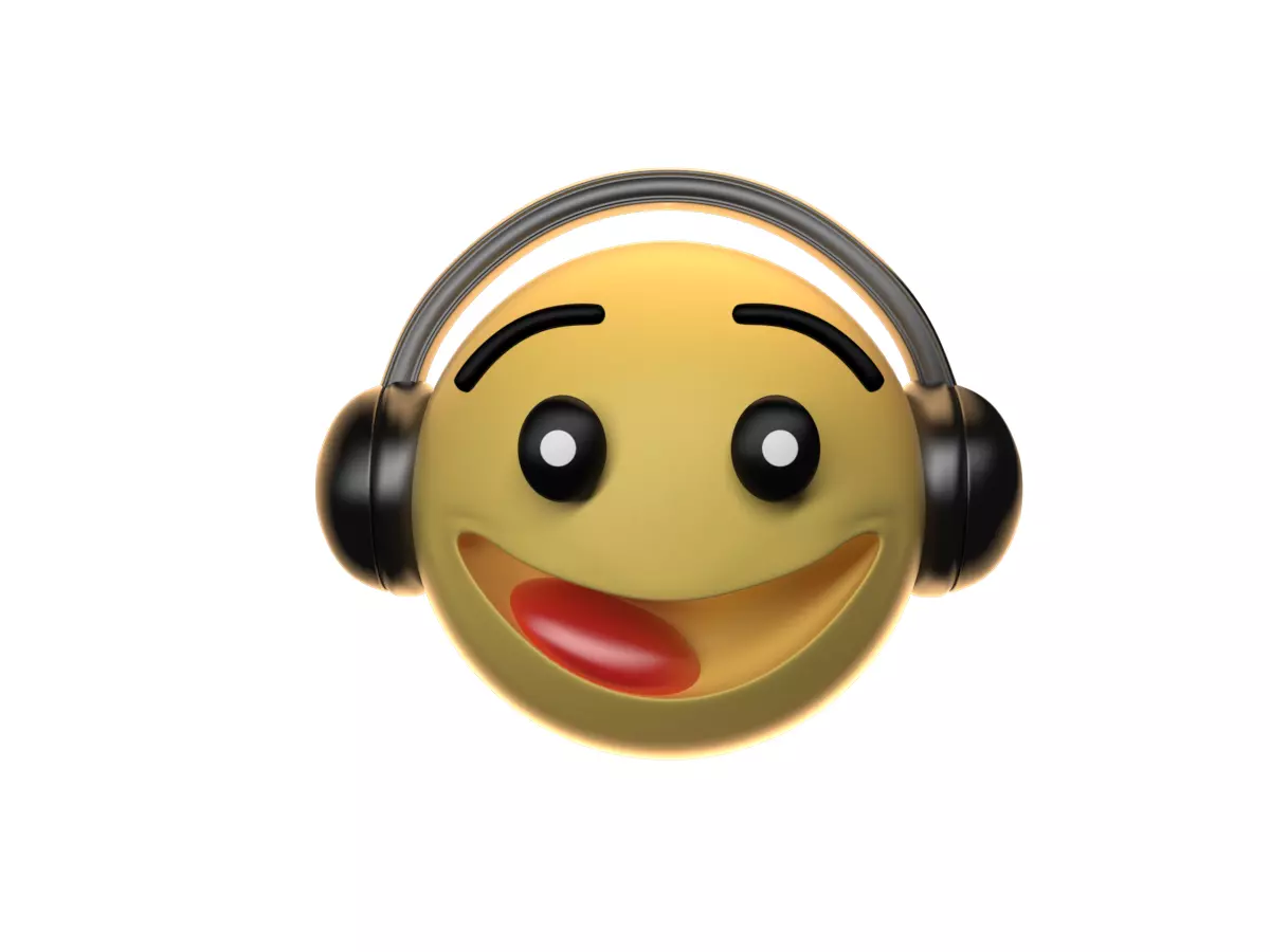 Emoji Character Low-poly 3D model_0