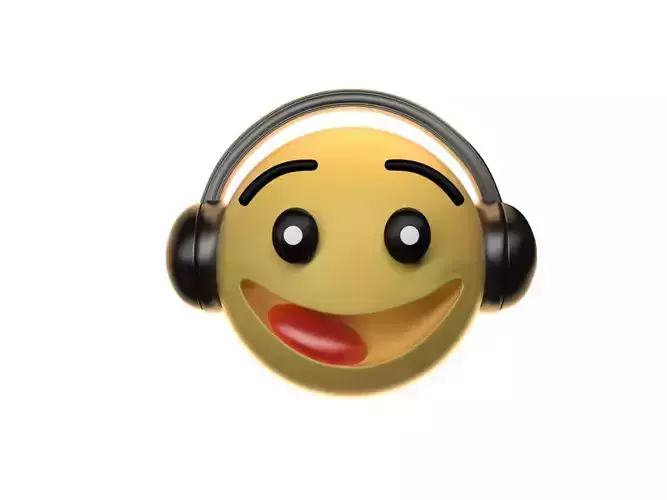 Emoji Character Low-poly 3D model