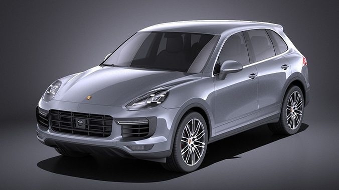 Porsche Cayenne Turbo 2016 VRAY 3D model
