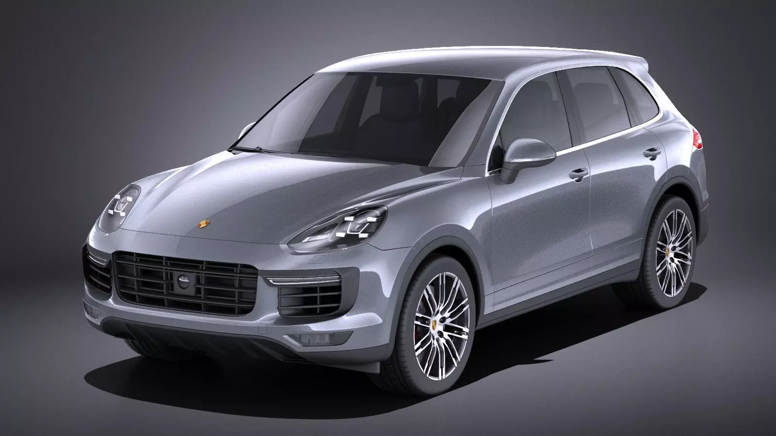 Porsche Cayenne Turbo 2016 VRAY 3D model_0