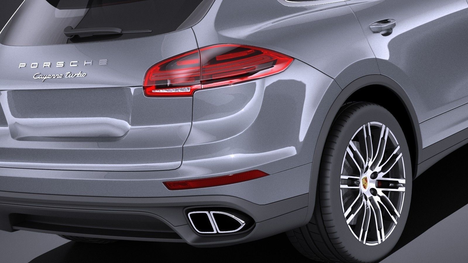 Porsche Cayenne Turbo 2016 VRAY 3D model_3
