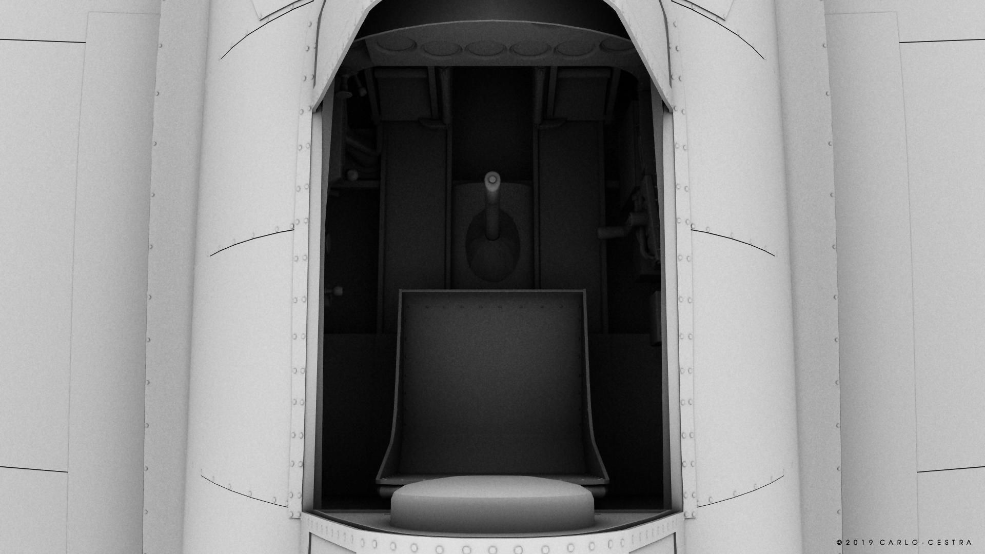 F4F-3 WILDCAT 41F4 Low-poly 3D model_50