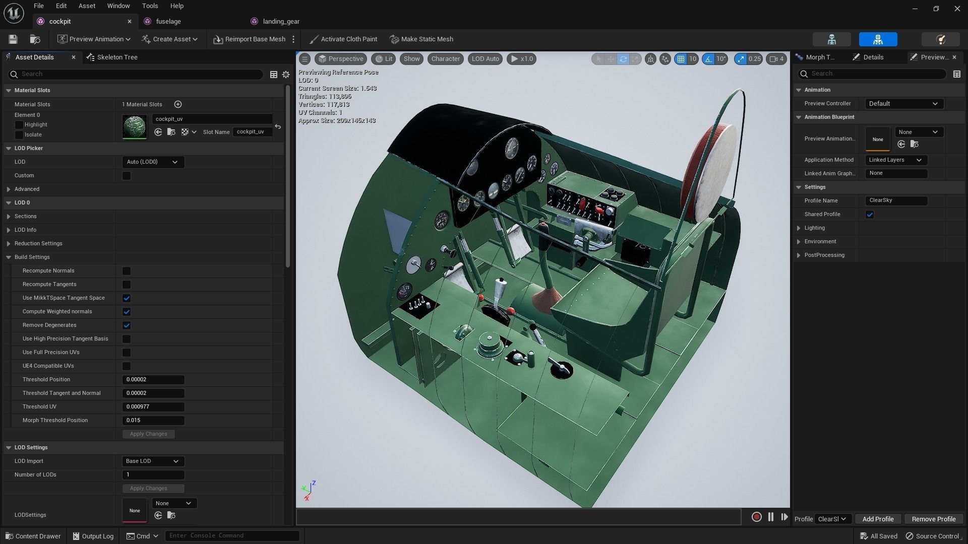 F4F-3 WILDCAT 41F4 Low-poly 3D model_26