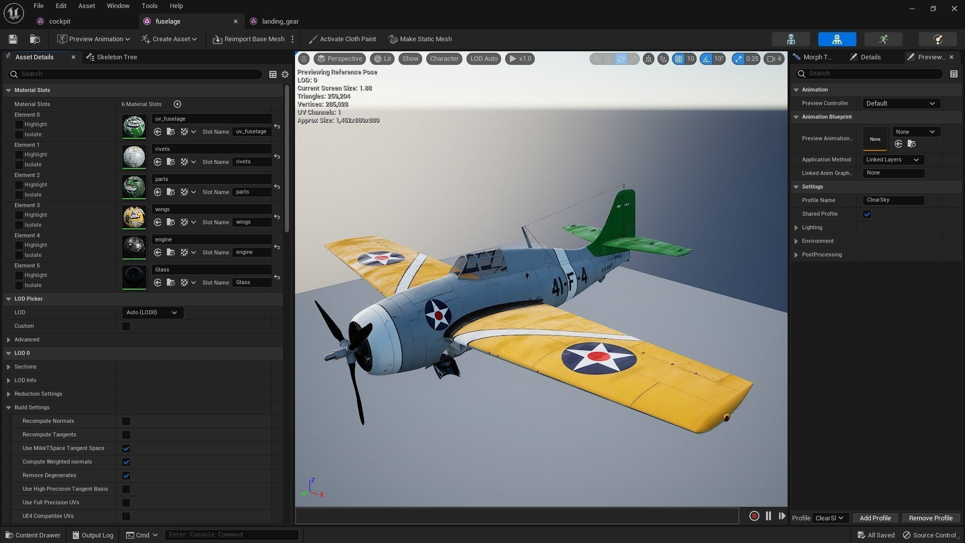 F4F-3 WILDCAT 41F4 Low-poly 3D model_25