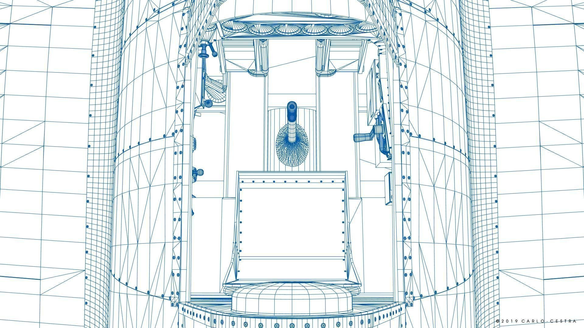 F4F-3 WILDCAT 41F4 Low-poly 3D model_54