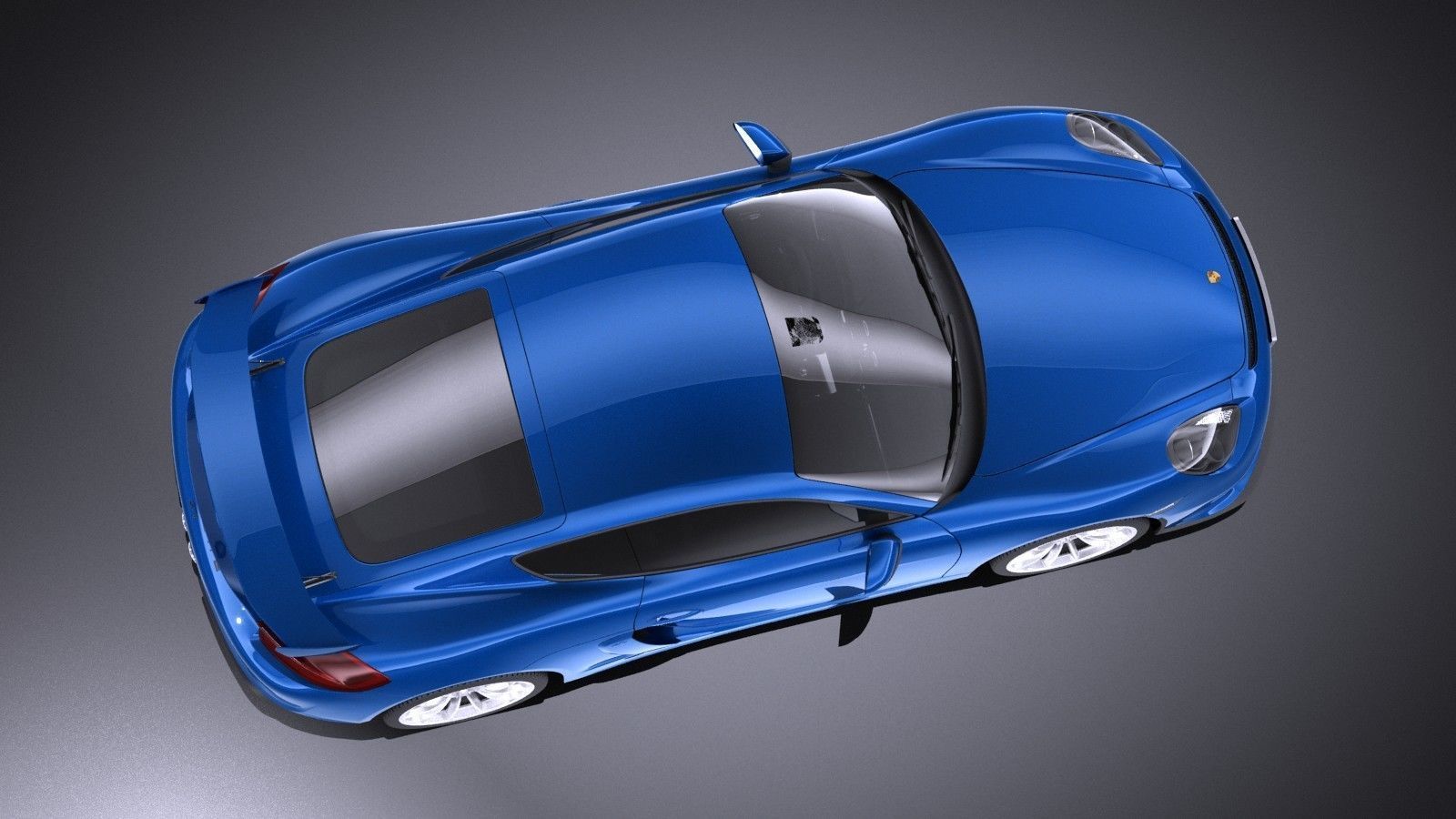 Porsche Cayman GT4 2016 VRAY 3D model_7