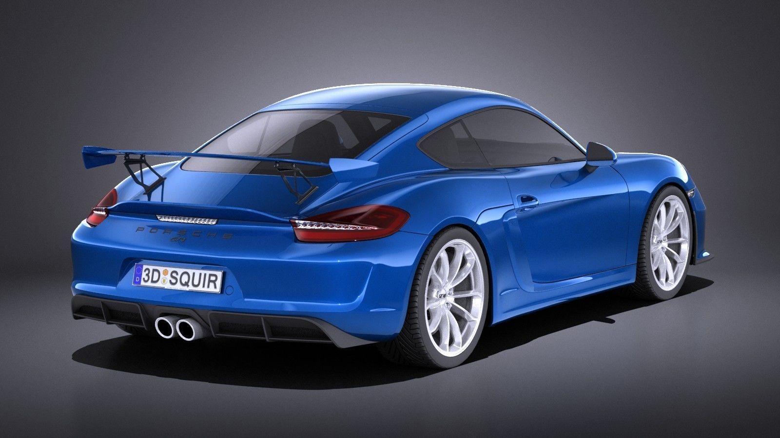 Porsche Cayman GT4 2016 VRAY 3D model_5