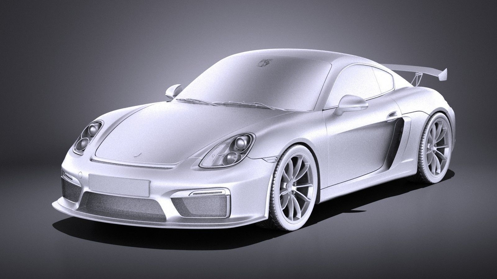 Porsche Cayman GT4 2016 VRAY 3D model_8