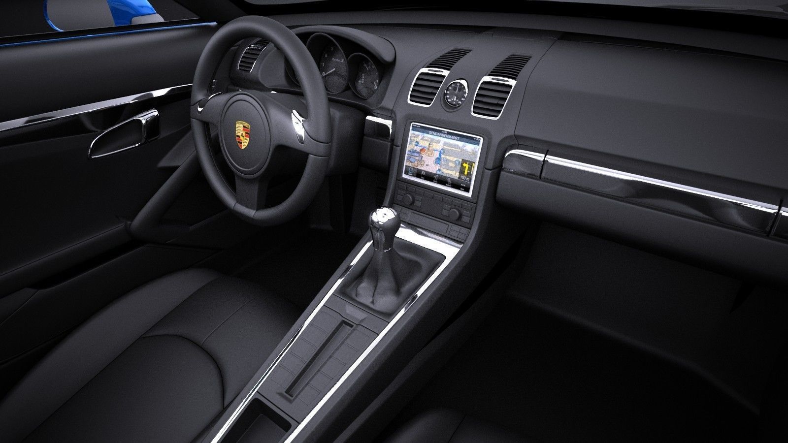 Porsche Cayman GT4 2016 VRAY 3D model_13