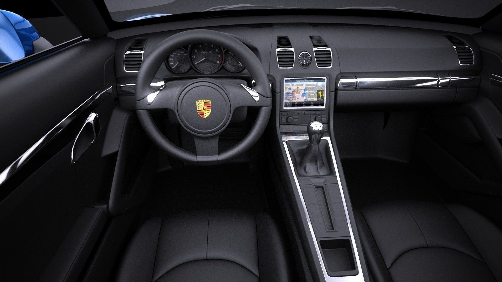 Porsche Cayman GT4 2016 VRAY 3D model_12