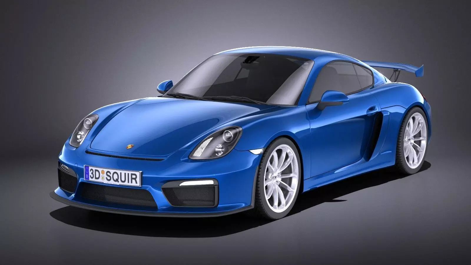 Porsche Cayman GT4 2016 VRAY 3D model_0