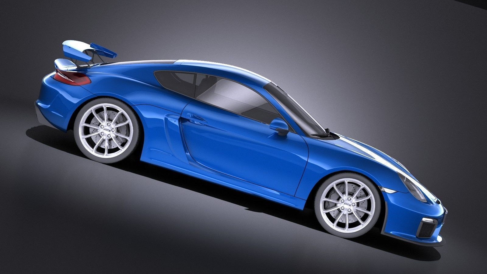 Porsche Cayman GT4 2016 VRAY 3D model_6