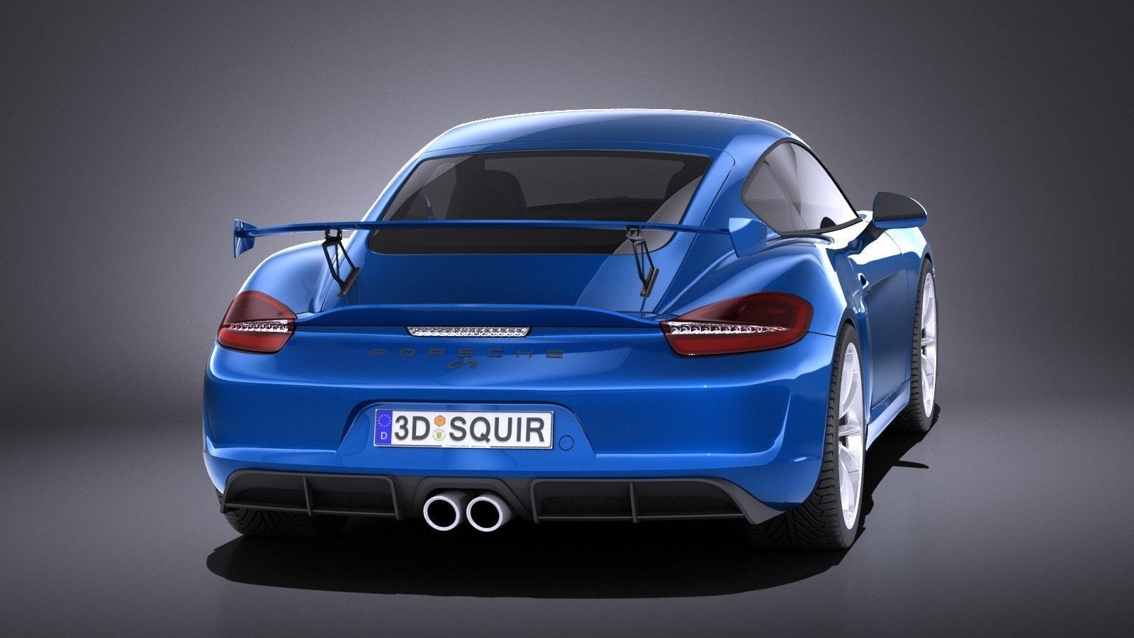 Porsche Cayman GT4 2016 VRAY 3D model_4
