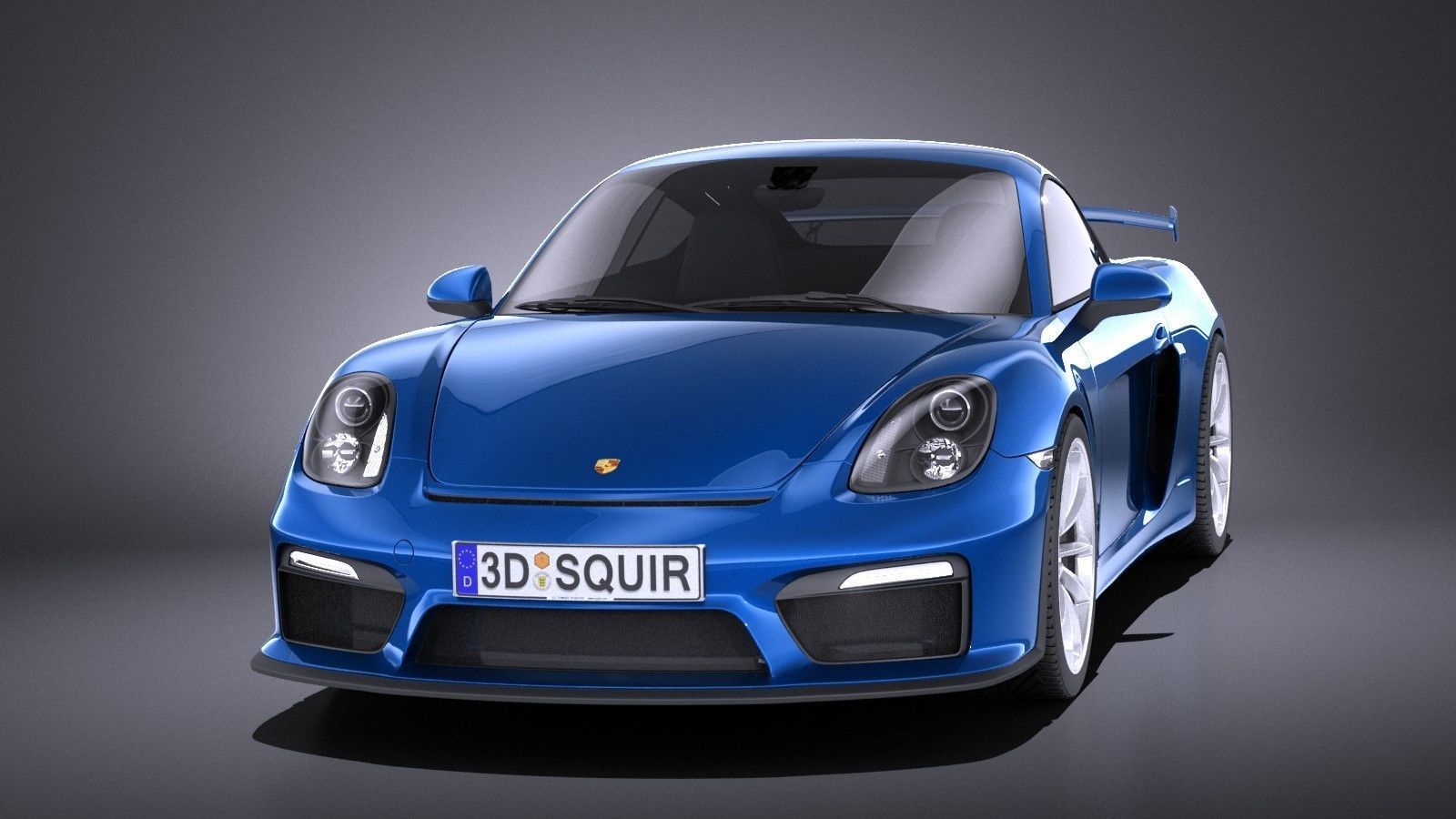 Porsche Cayman GT4 2016 VRAY 3D model_1