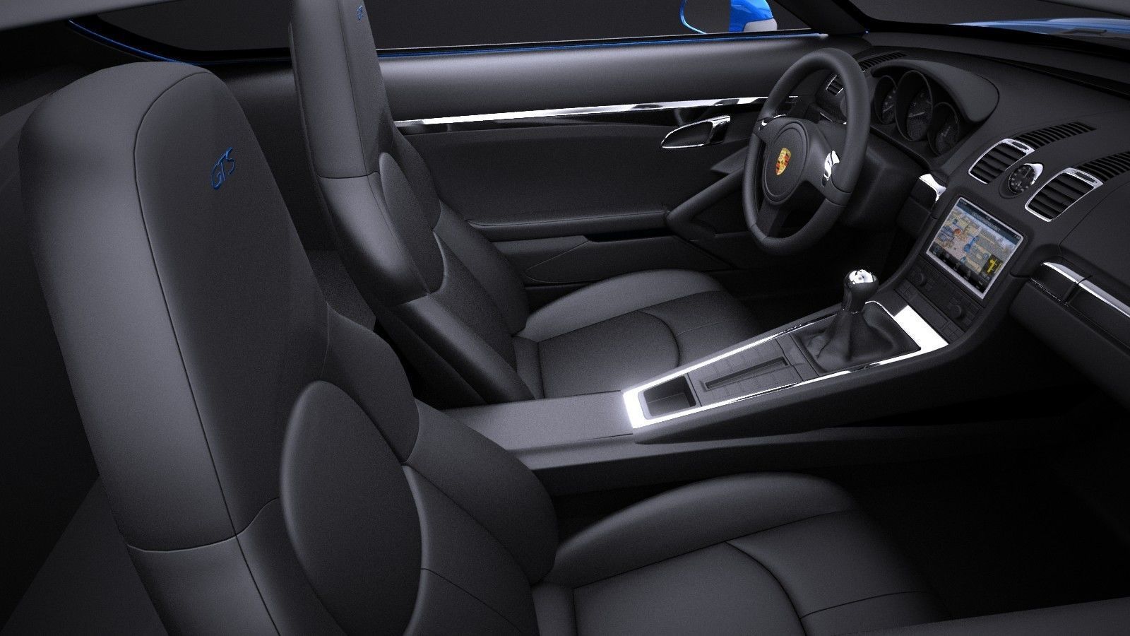 Porsche Cayman GT4 2016 VRAY 3D model_14