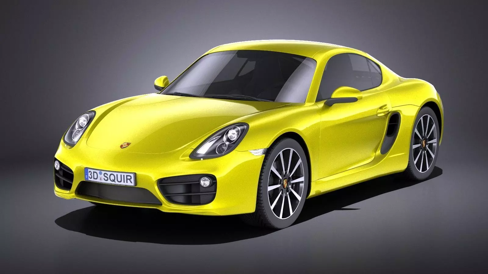 Porsche Cayman 2016 VRAY 3D model_0