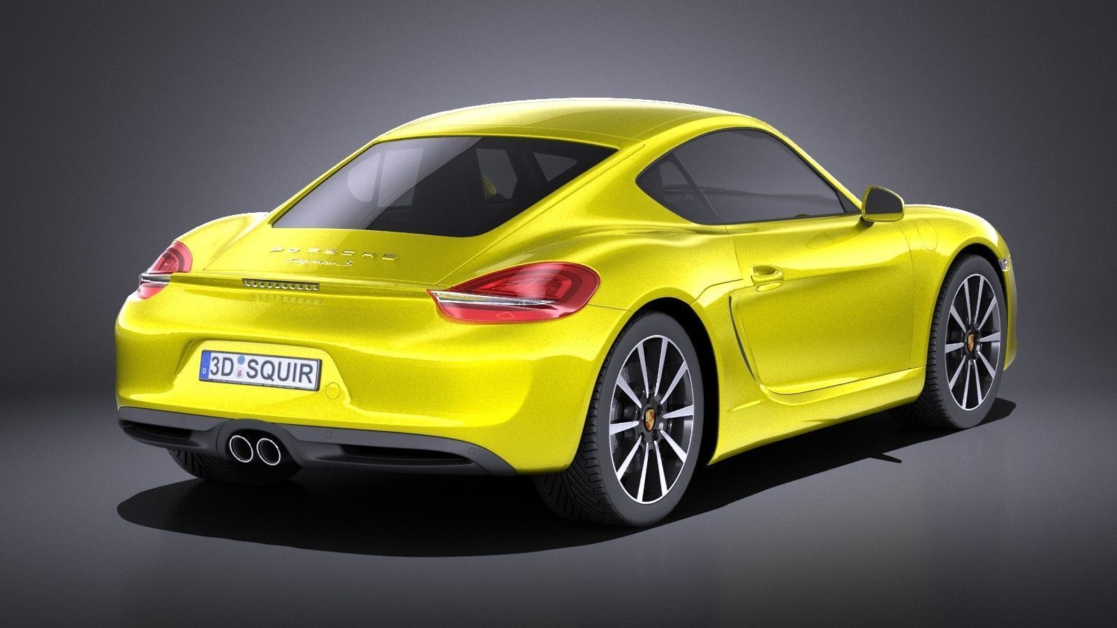 Porsche Cayman 2016 VRAY 3D model_5