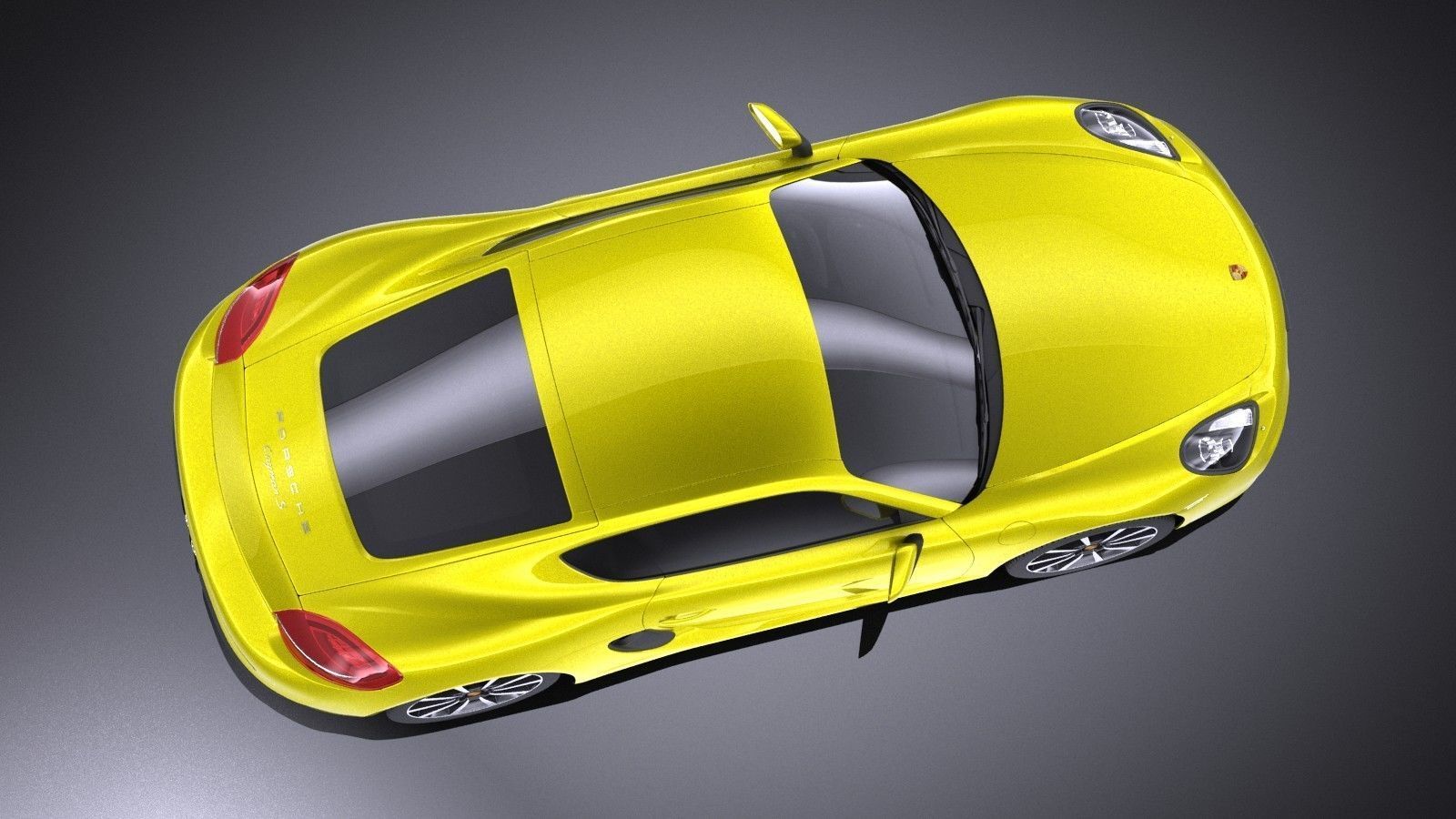Porsche Cayman 2016 VRAY 3D model_7