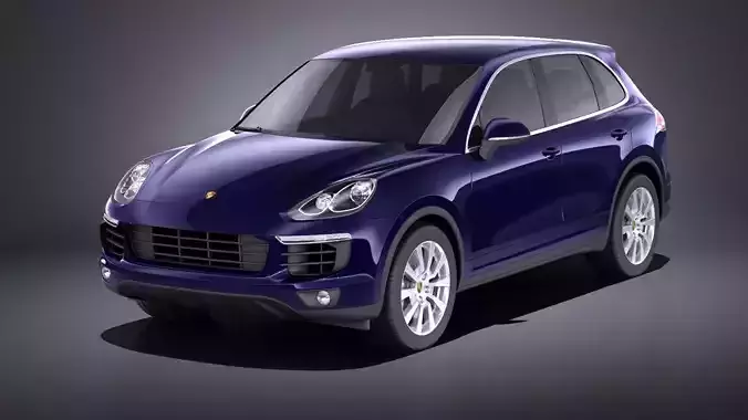 Porsche Cayenne S 2016 VRAY 3D model