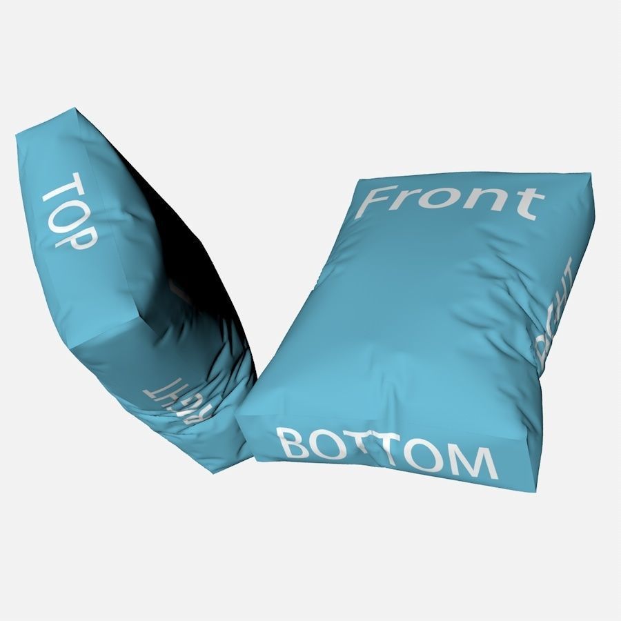 Cement Packaging 3D model_2