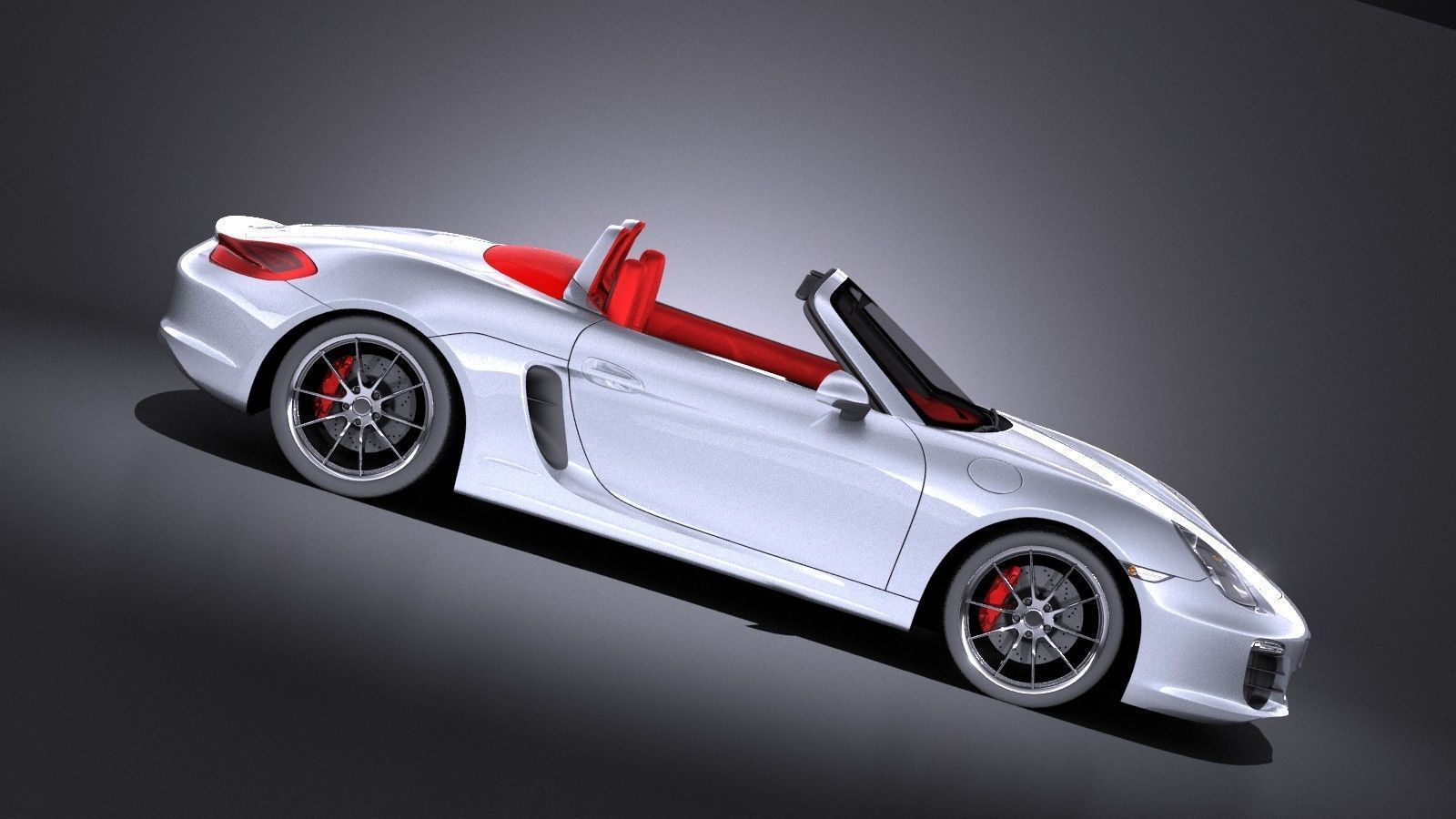 Porsche Boxster S 2016 VRAY 3D model_6