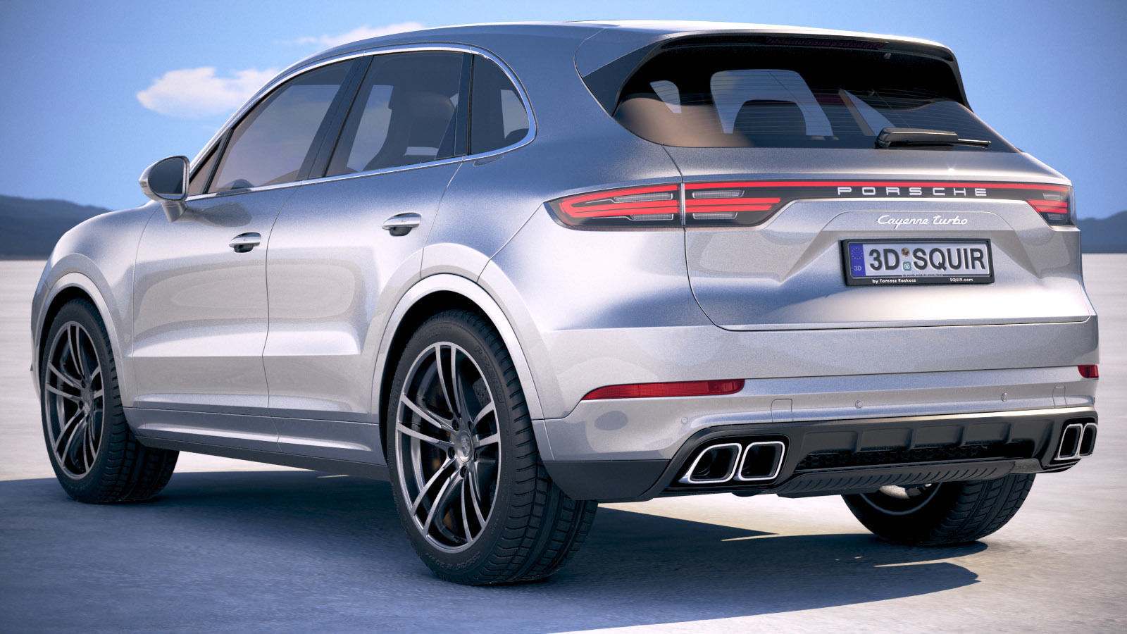 Porsche Cayenne Turbo 2018 3D model_13