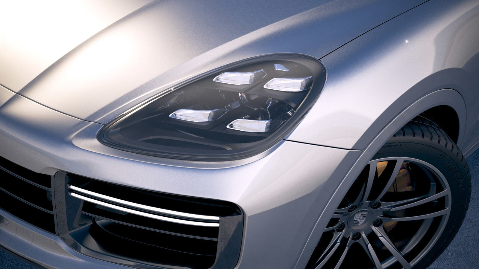 Porsche Cayenne Turbo 2018 3D model_21