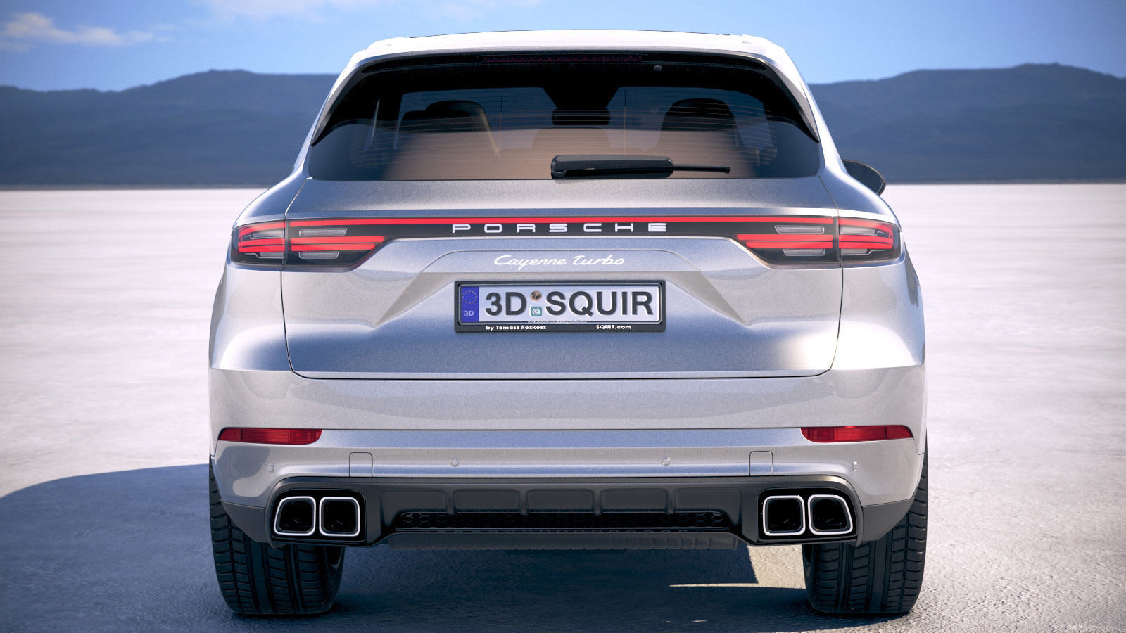 Porsche Cayenne Turbo 2018 3D model_10