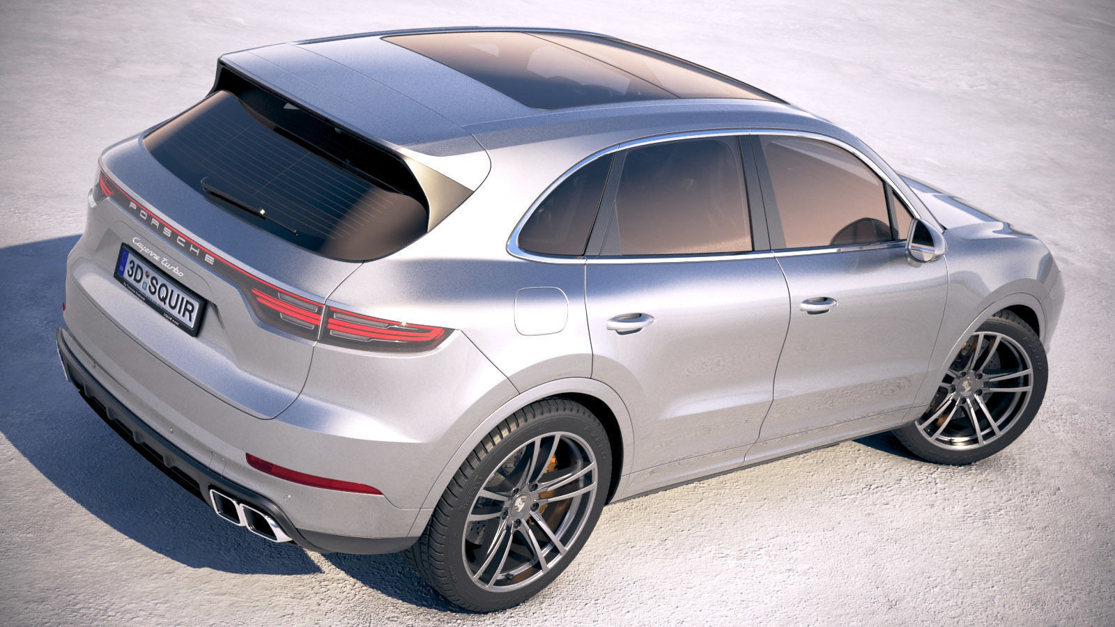Porsche Cayenne Turbo 2018 3D model_18