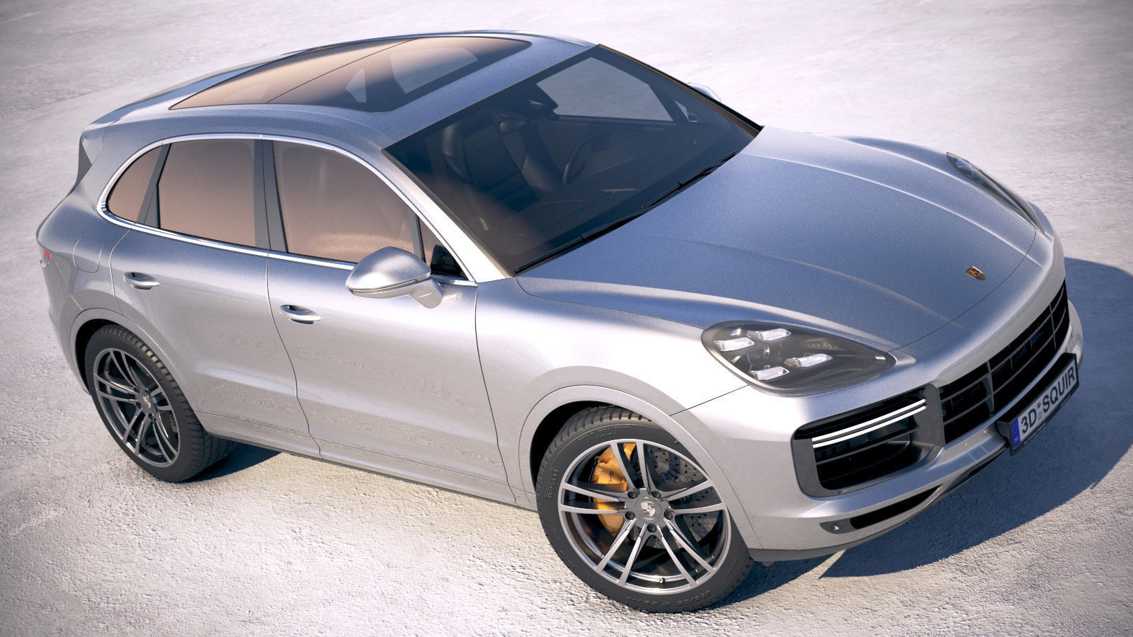 Porsche Cayenne Turbo 2018 3D model_17