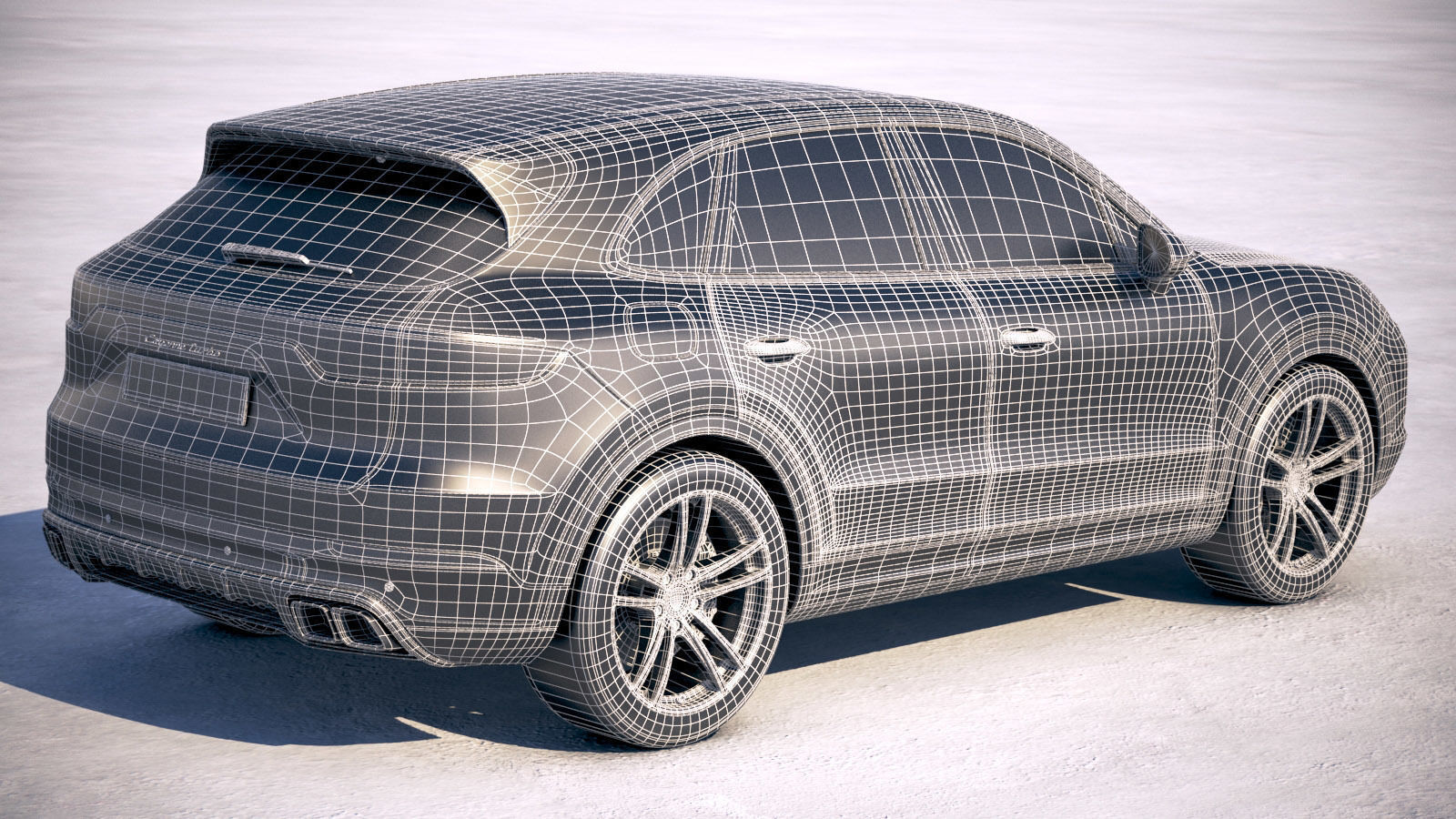 Porsche Cayenne Turbo 2018 3D model_31